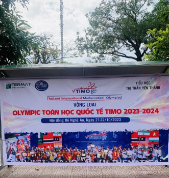 71 học sinh Trường TH&THCS Hợp Thành tham gia Kỳ thi vòng loại Olympic Toán TIMO quốc tế năm học 2023–2024