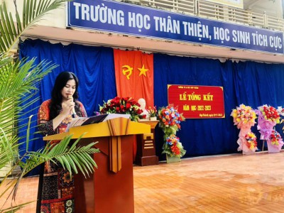 Trường TH&THCS Hợp Thành tổ chức lễ tổng kết năm học 2022-2023