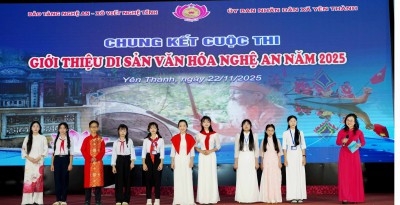 Học sinh Trường TH&THCS Hợp Thành đạt thành tích tại chung kết cấp xã cuộc thi “Giới thiệu di sản văn hóa Nghệ An” năm 2025