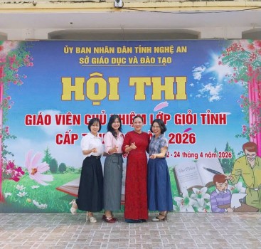 Chúc mừng cô giáo Nguyễn Thị Thu Hương đạt danh hiệu Giáo viên chủ nhiệm lớp giỏi Tiểu học cấp tỉnh năm học 2025–2026