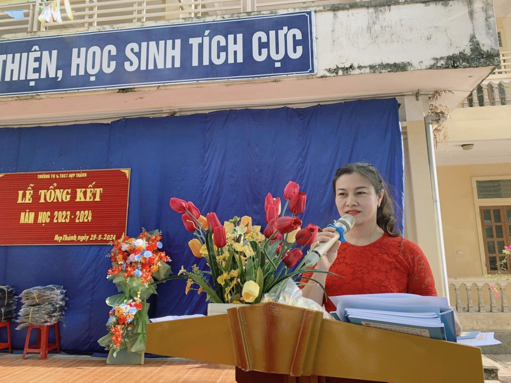 Trường TH&THCS Hợp Thành khép lại năm học 2023–2024 với nhiều thành tích nổi bật, niềm vui lan tỏa